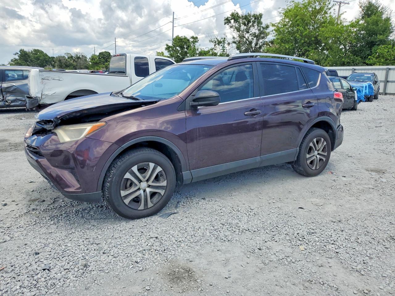 2017 Toyota RAV4 LE, VIN 2T3ZFREV9HW364844 — Engine fire