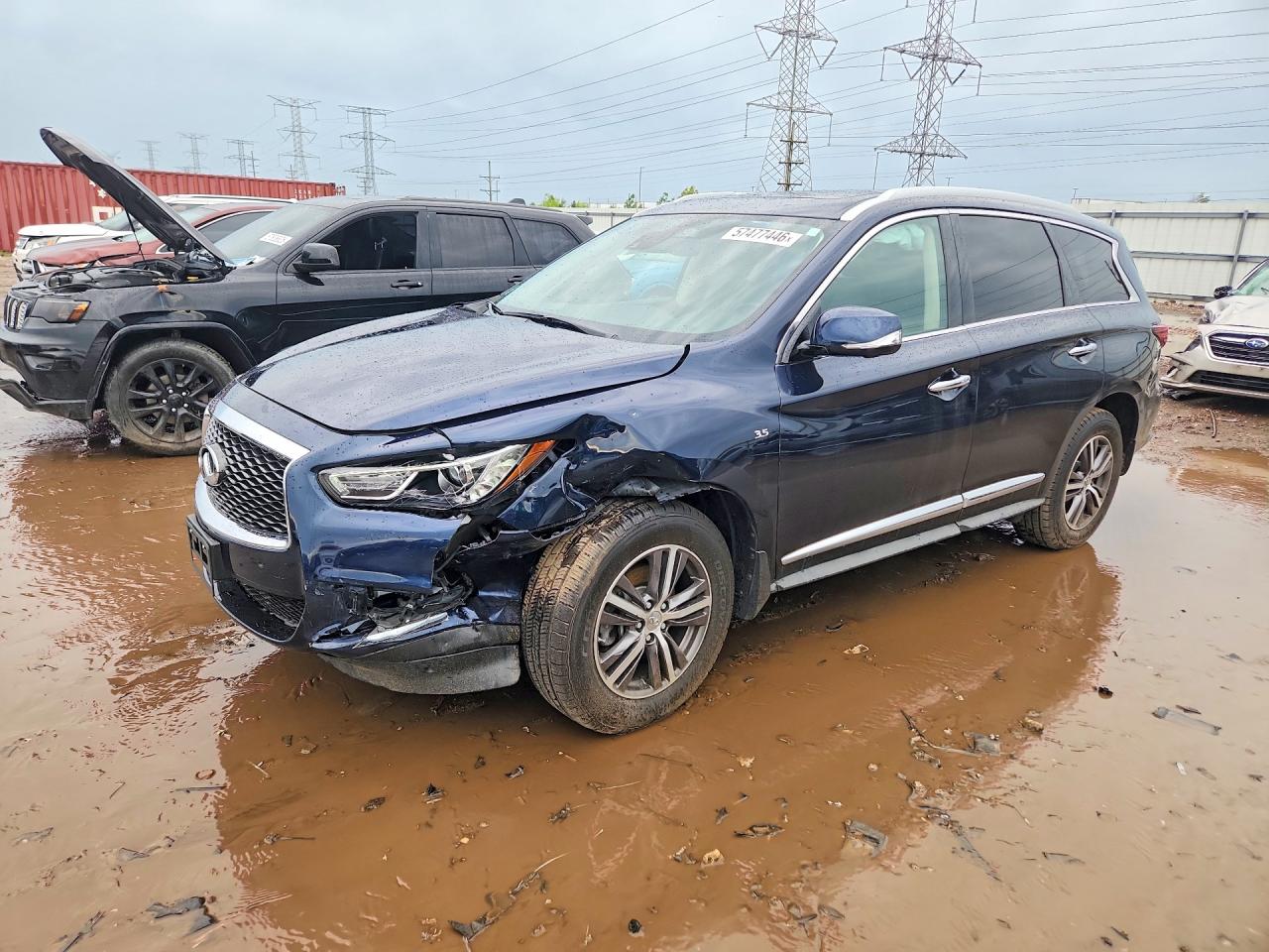 2019 Infiniti QX60 Luxe, VIN 5N1DL0MM1KC530108 — Side