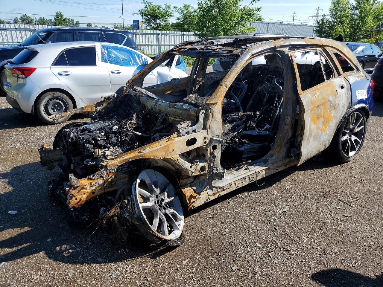 2019 Mercedes-Benz GLC 43 AMG, VIN WDC0G6EB4KF666006 — Burn