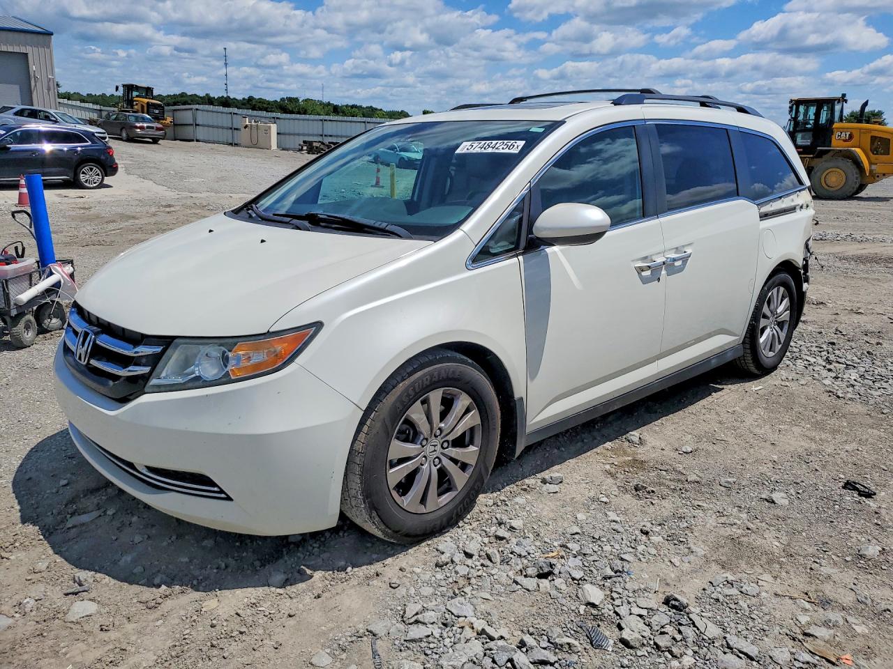 2017 Honda Odyssey EX-L, VIN 5FNRL5H68HB010499 — Rear end