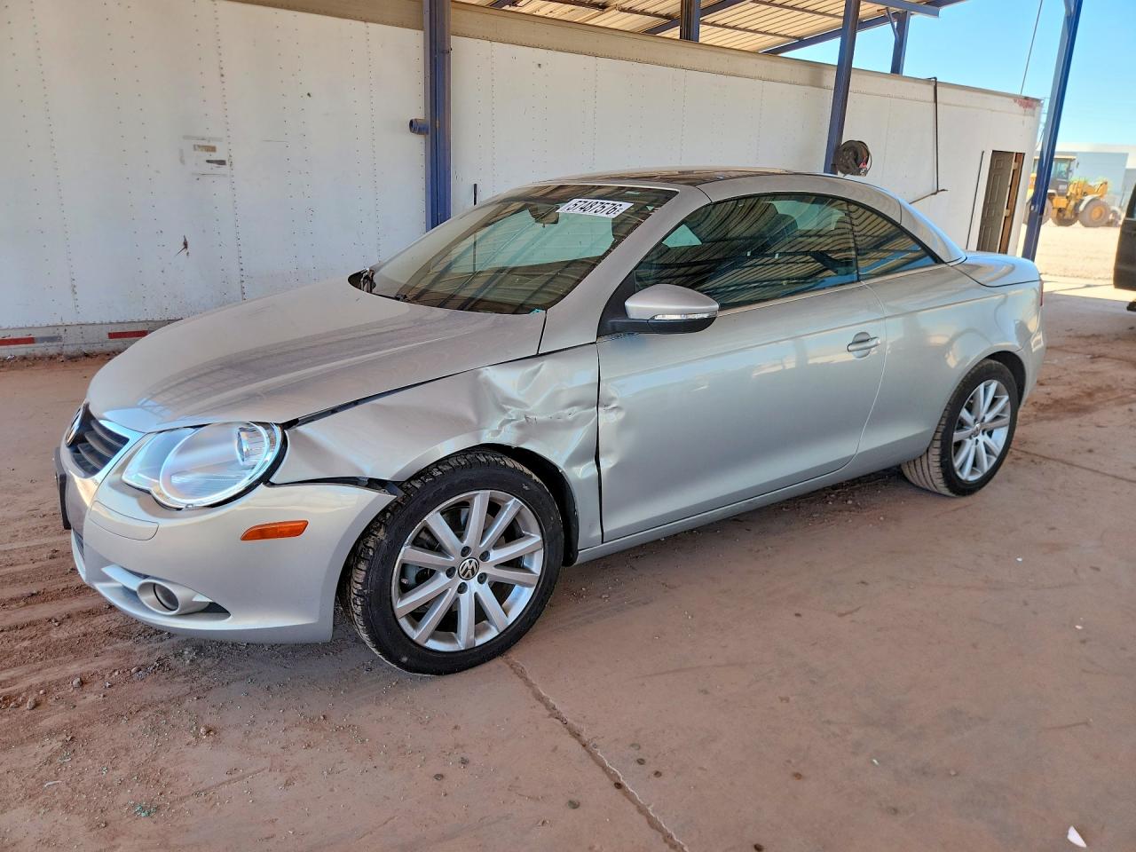 2009 Volkswagen Eos Komfort, VIN WVWBA71F29V012488 — Front end
