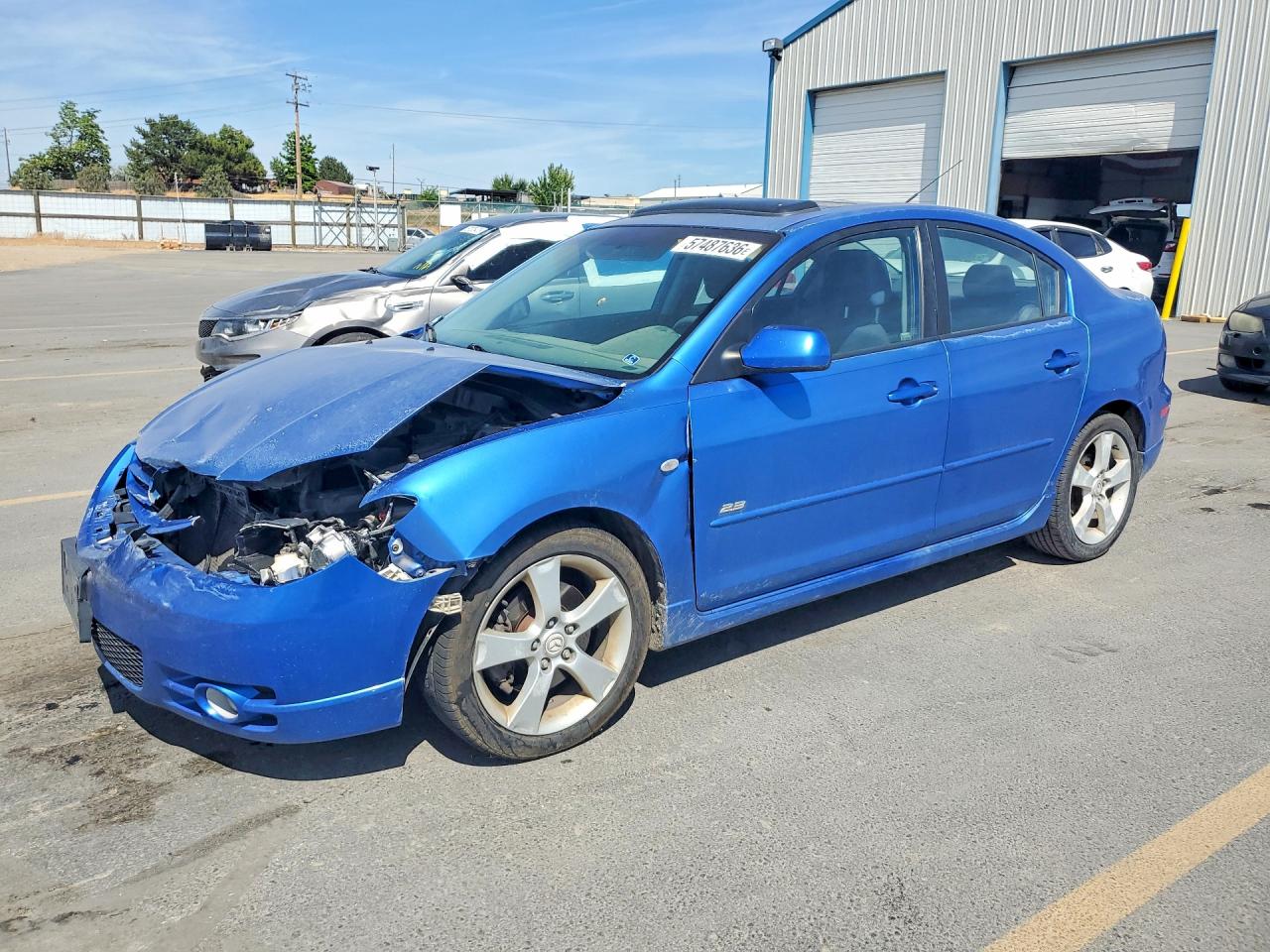 2006 Mazda 3 S Grand Touring, VIN JM1BK323561456316 — Перед