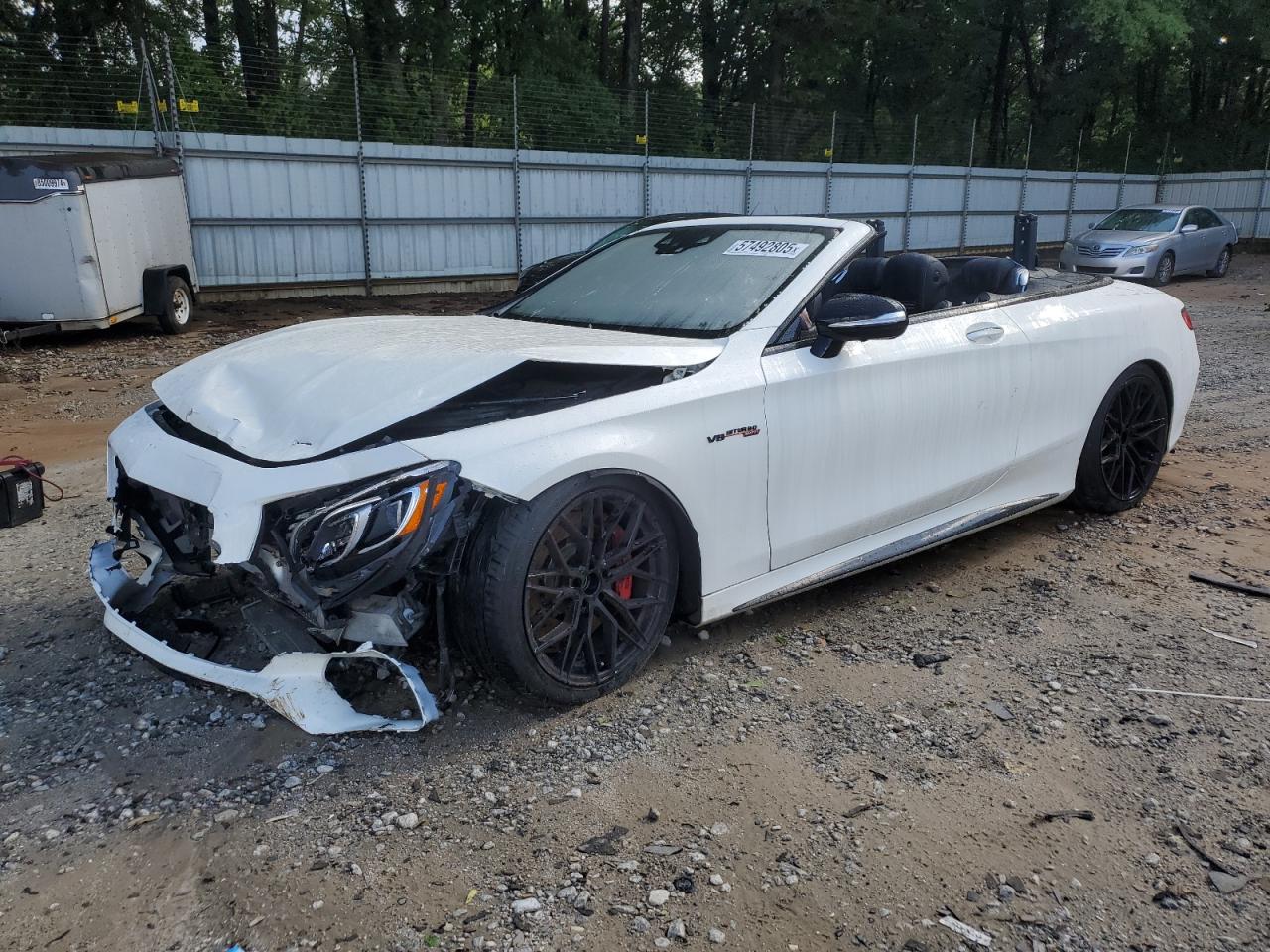 2019 Mercedes-Benz S 63 AMG, VIN WDDXK8JB2KA036332 — Front end