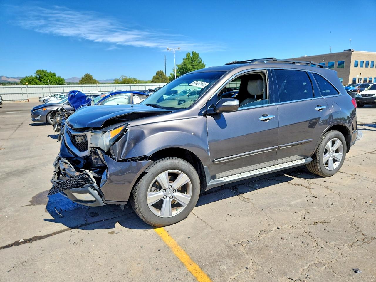2012 Acura MDX Technology, VIN 2HNYD2H31CH530103 — Front end