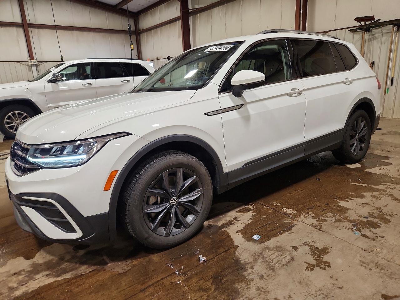 2022 Volkswagen Tiguan SE, VIN 3VV2B7AX9NM091802 — Undercarriage
