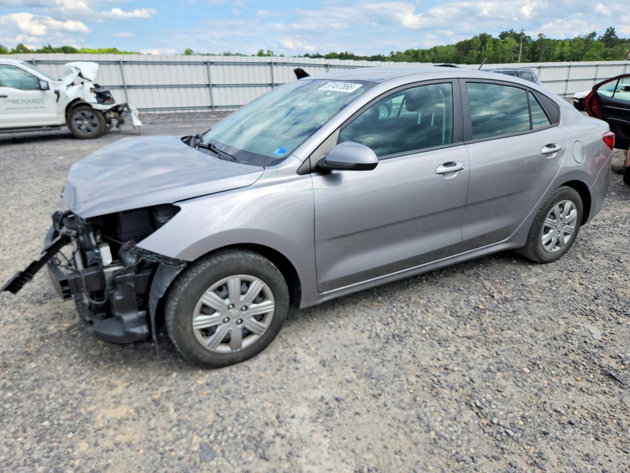 2023 Kia Rio LX, VIN 3KPA24AD3PE519262 — Front end