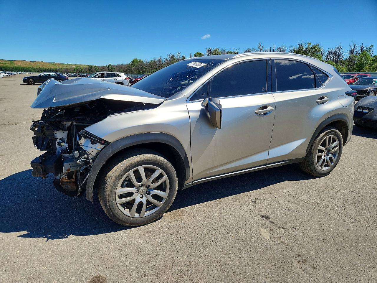 2015 Lexus NX F Sport, VIN JTJBARBZ8F2042092 — Front end