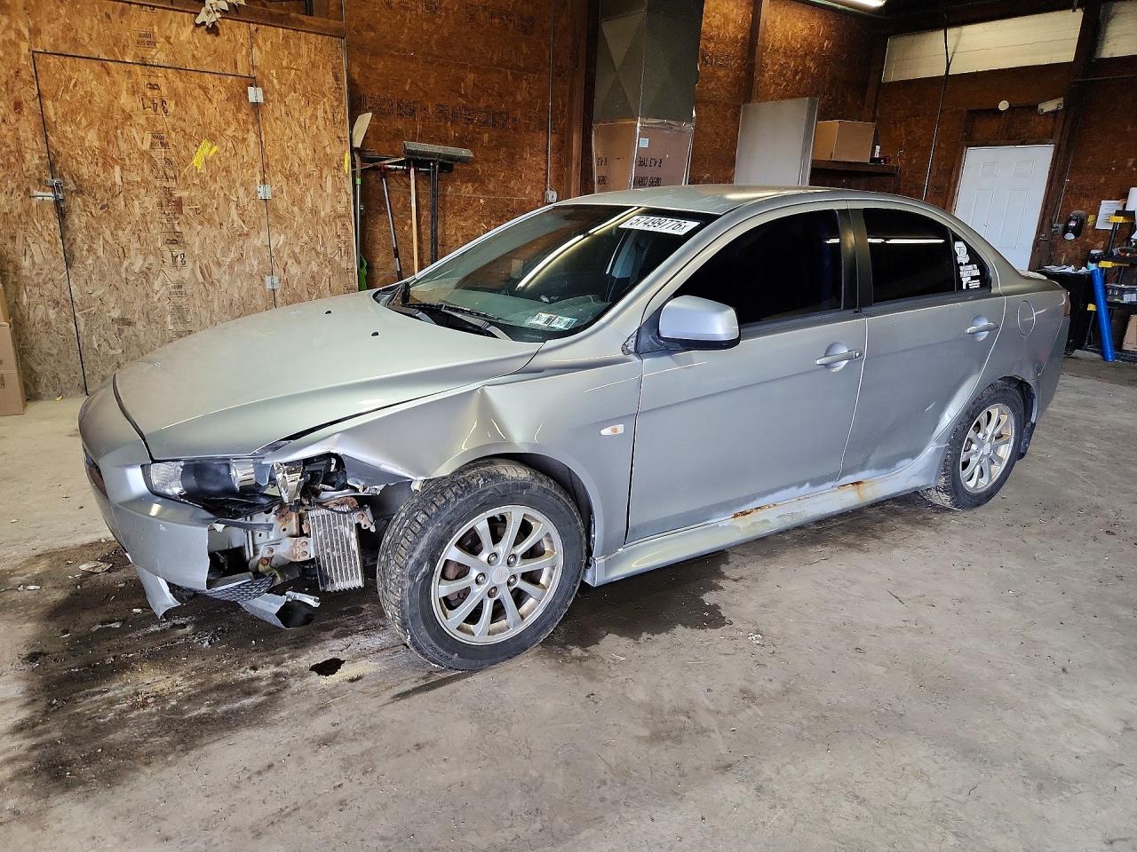 2012 Mitsubishi Lancer SE, VIN JA32V2FW2CU021879 — Front end