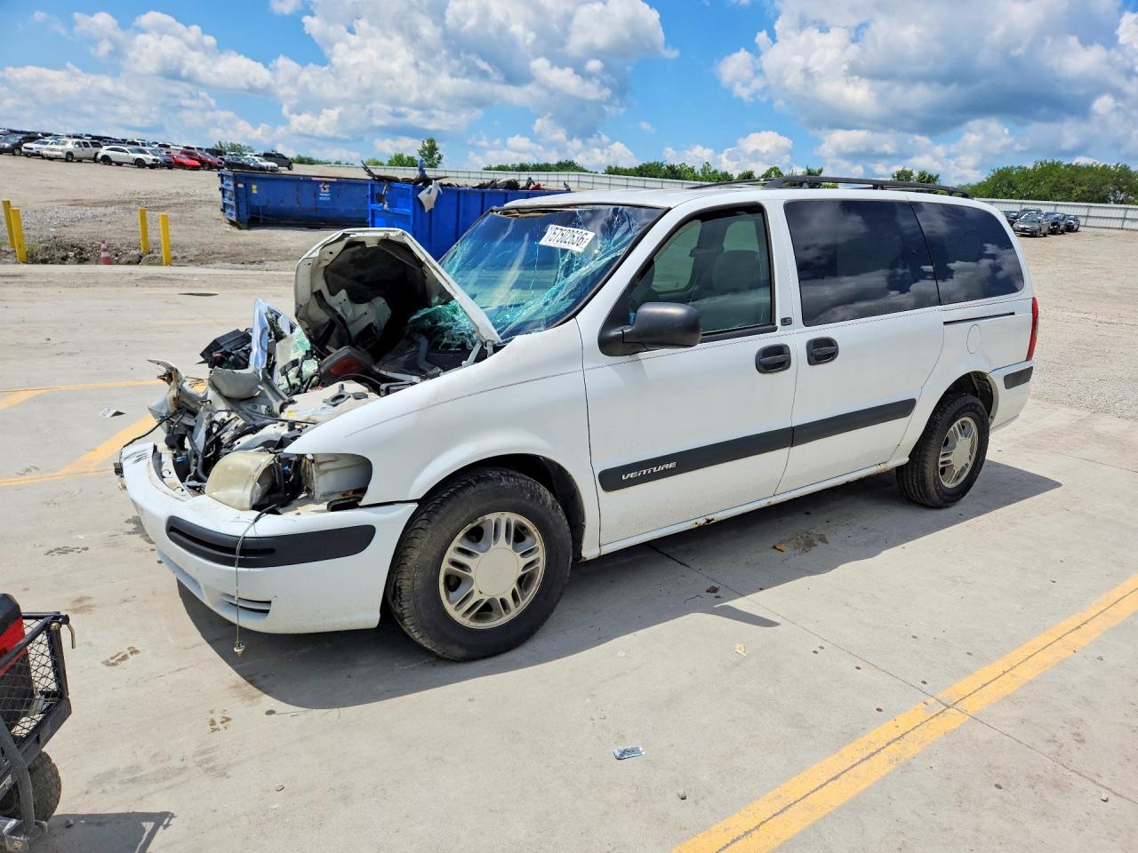 2002 Chevrolet Venture LS 1SC, VIN 1GNDX03E82D309674 — Front end