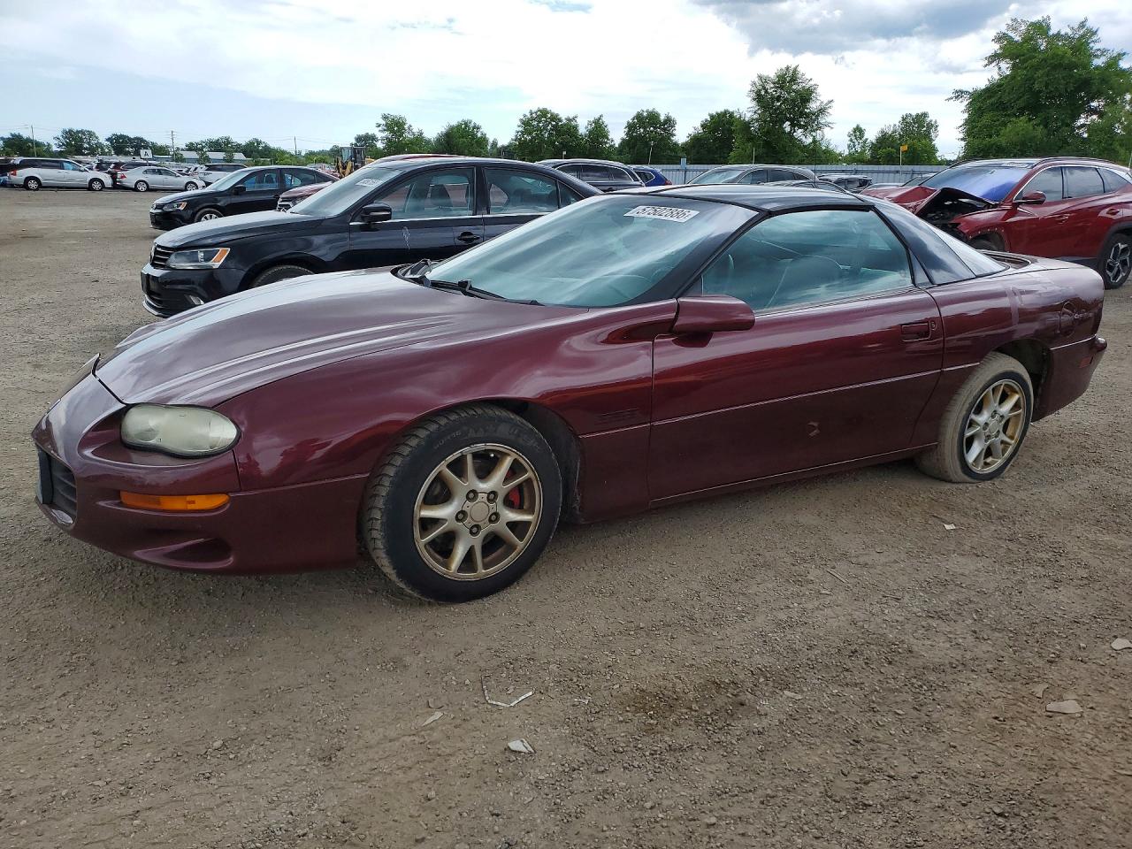 2002 Chevrolet Camaro Z28, VIN 2G1FP22GX22136612 — Undercarriage