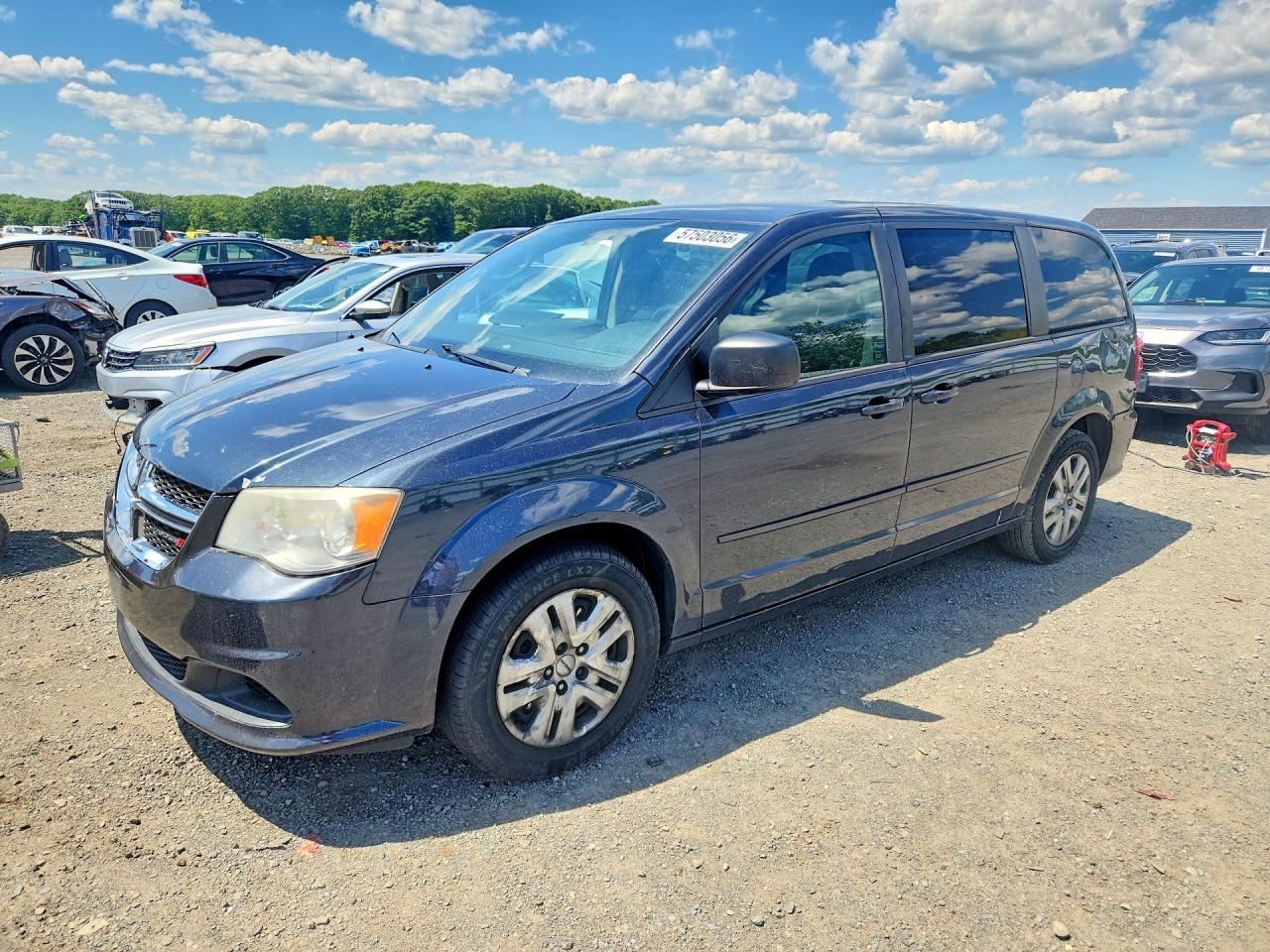 2014 Dodge Grand Caravan American Value, VIN 2C4RDGBGXER274625 — Burn