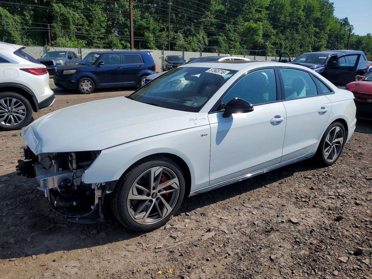 2023 Audi A4, VIN WAUFABF4XPA002126 — Front end