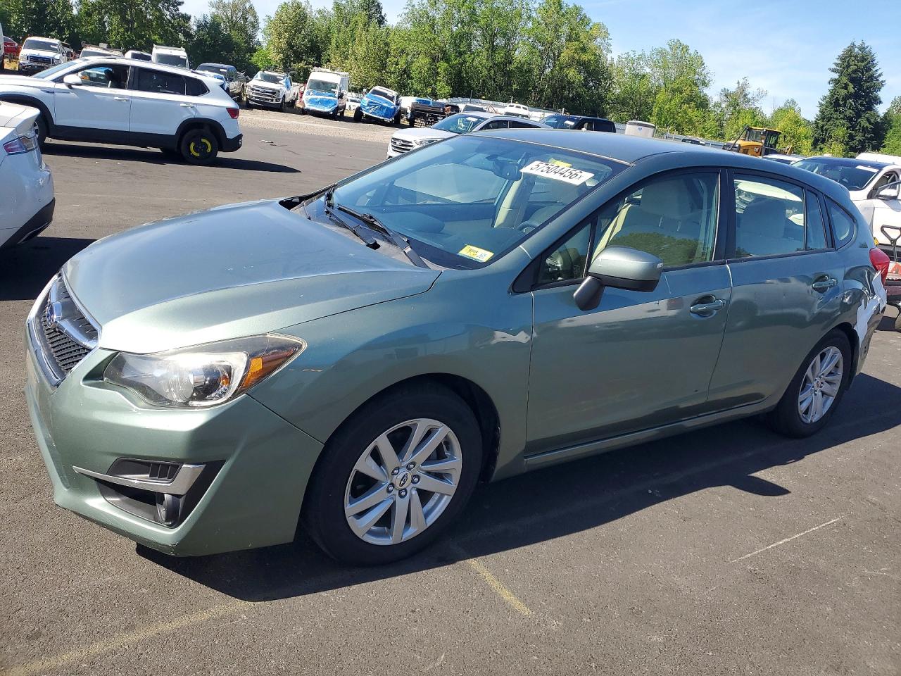2016 Subaru Impreza Premium, VIN JF1GPAB60GH247859 — Rear end