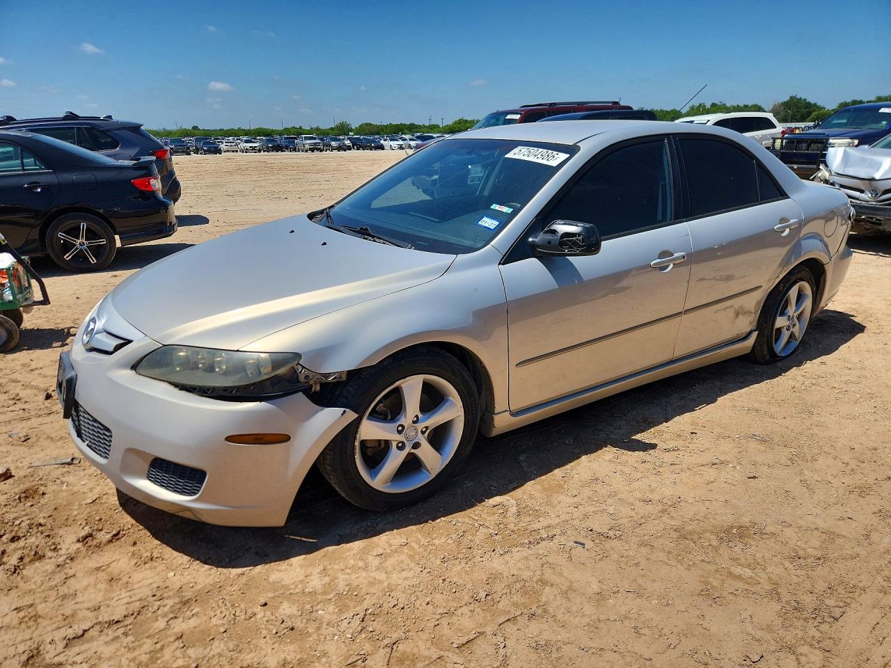 2008 Mazda 6 i Sport VE, VIN 1YVHP80C585M23978 — Зад