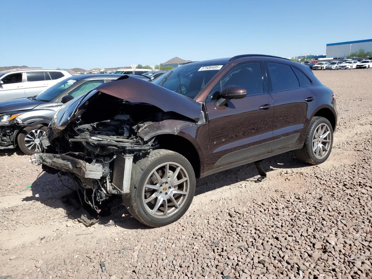 2018 Porsche Macan S, VIN WP1AB2A57JLB32885 — Front end