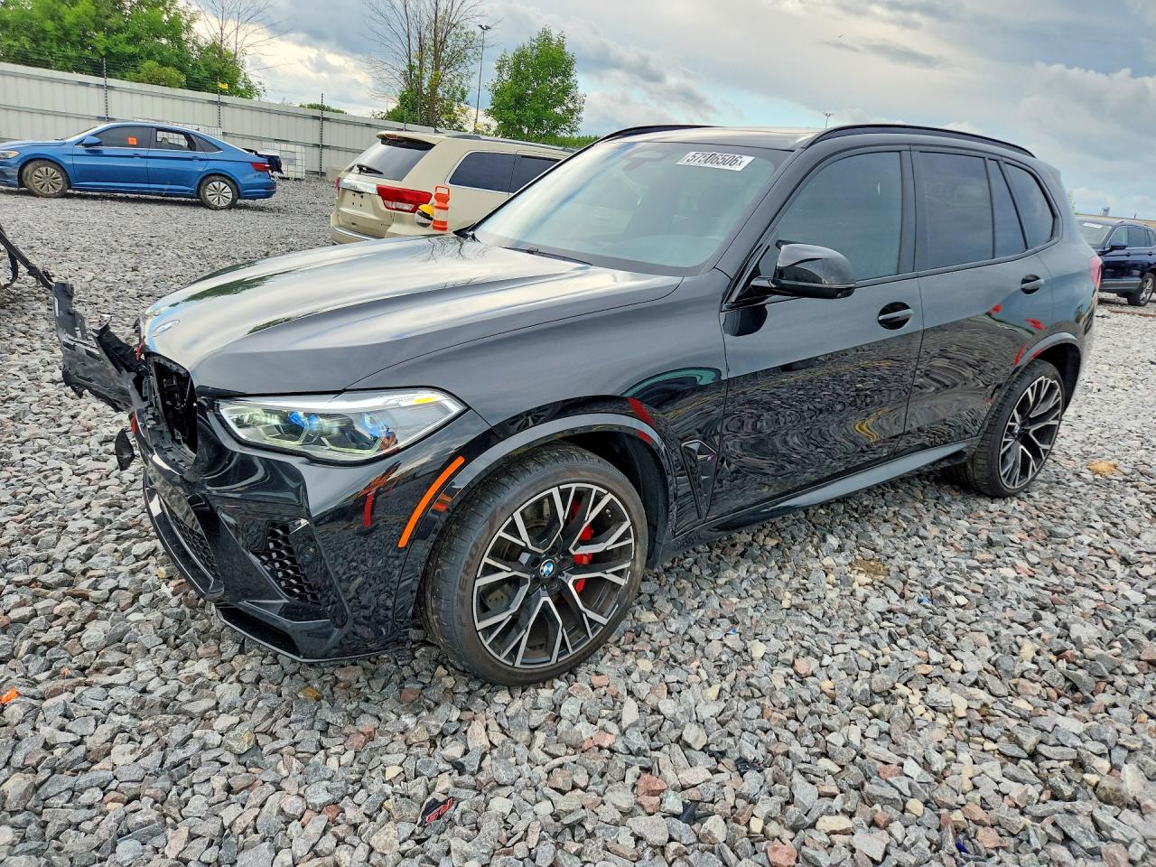 2021 BMW X5 M, VIN 5YMJU0C00M9G71264 — Front end