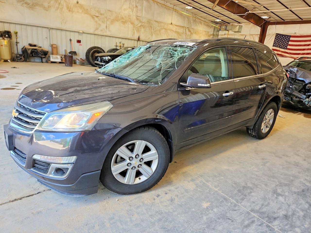 2014 Chevrolet Traverse LT, VIN 1GNKRGKD3EJ329971 — Roof