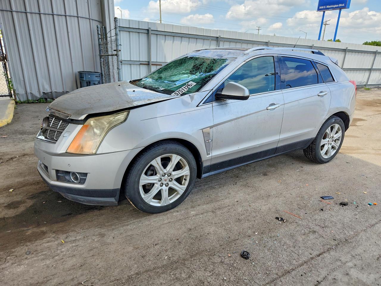 2010 Cadillac SRX Performance Collection, VIN 3GYFNEEY7AS652562 — Roof