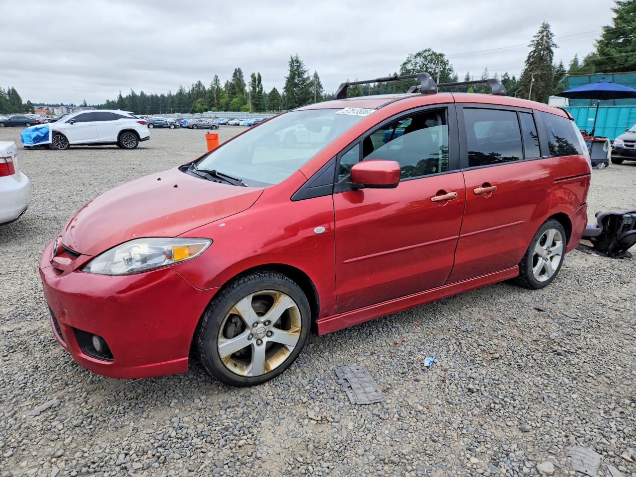 2006 Mazda 5 Touring, VIN JM1CR29L160125030 — Rear end
