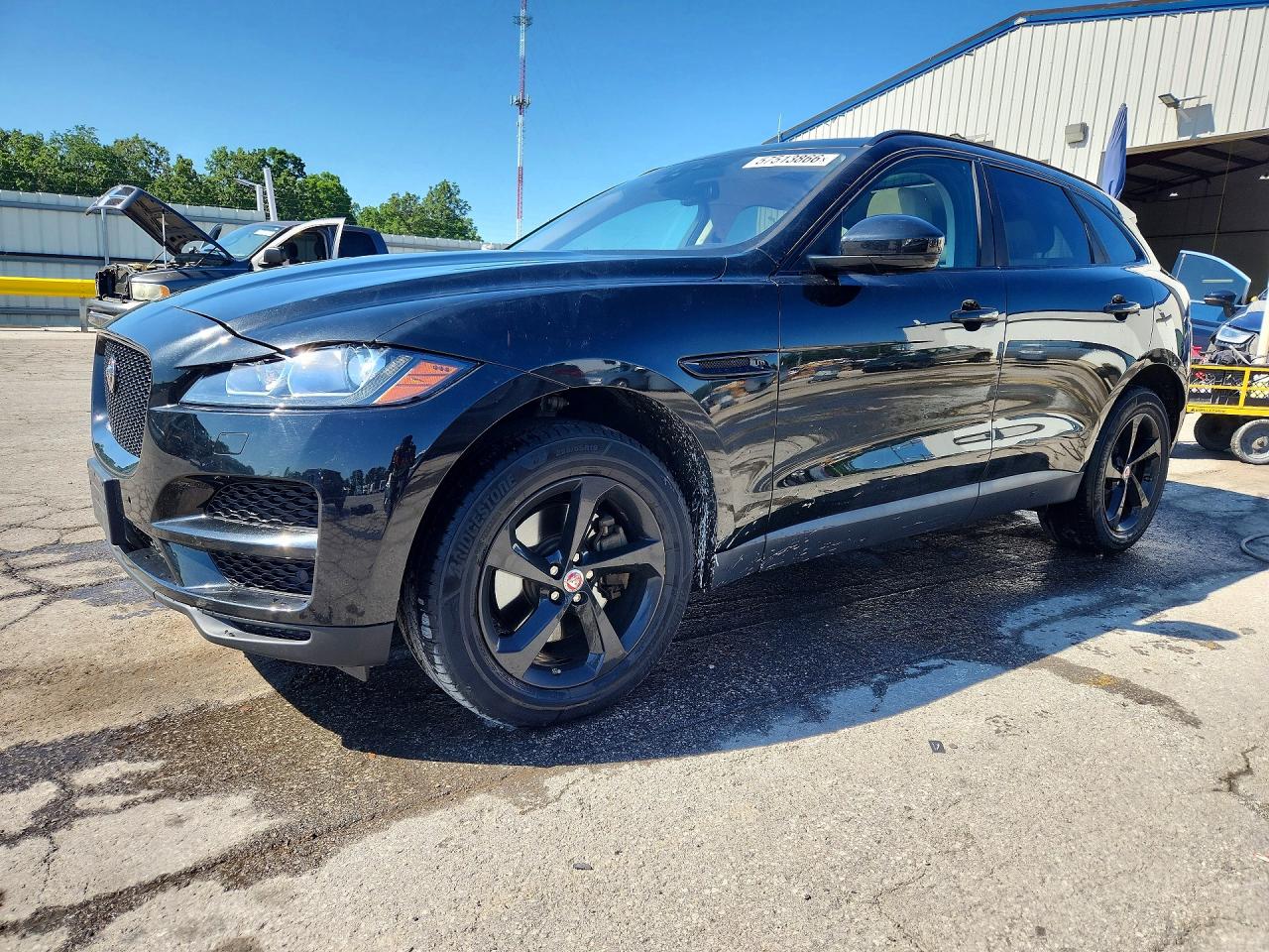 2017 Jaguar F-Pace 35t Premium, VIN SADCJ2BV2HA060175 — Hail