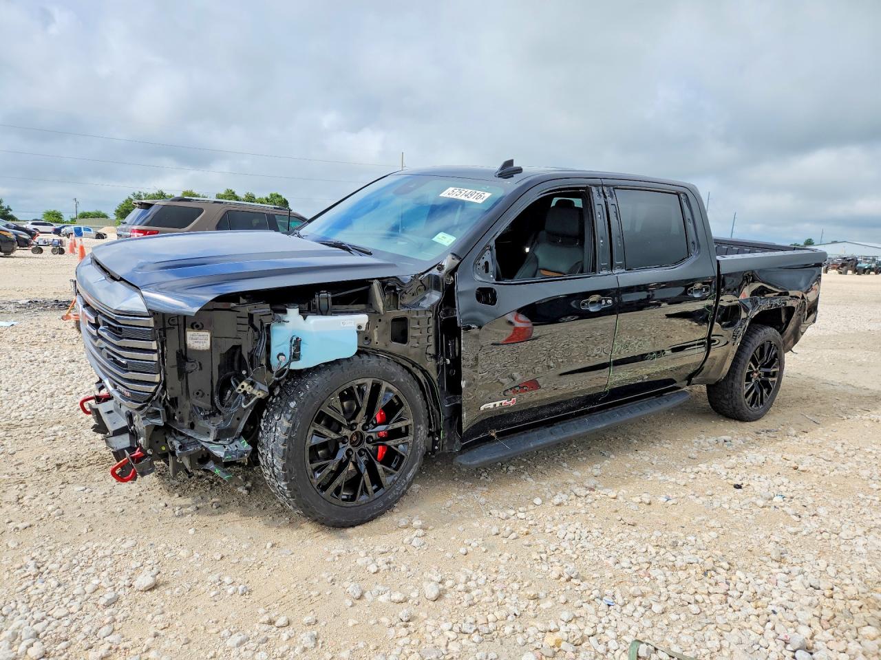 2022 GMC Sierra 1500 AT4, VIN 1GTUUEET3NZ617997 — Front end