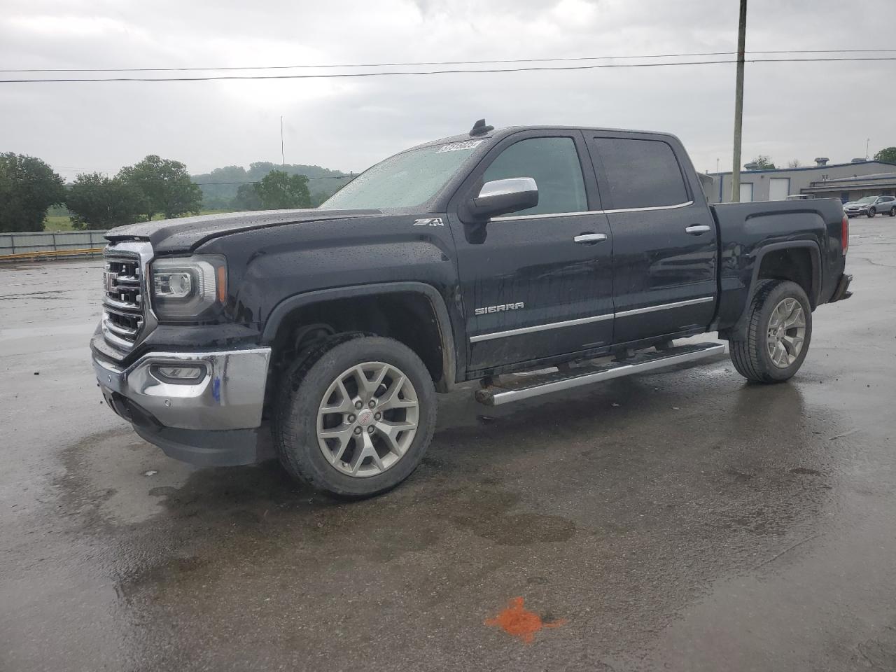 2018 GMC Sierra 1500 SLT, VIN 3GTU2NEJ0JG363373 — Front end