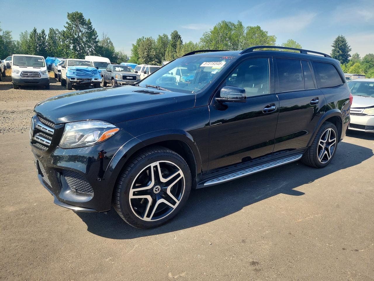 2018 Mercedes-Benz GLS 550, VIN 4JGDF7DE1JB076438 — Minor dents and scratches