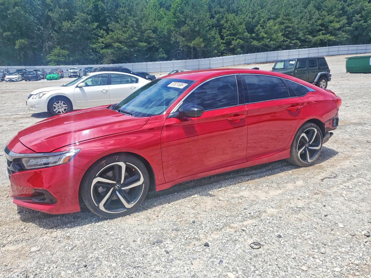 2022 Honda Accord Sport, VIN 1HGCV1F37NA058714 — Rear end