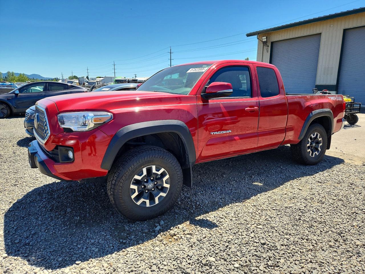2019 Toyota Tacoma SR, VIN 5TFSZ5AN5KX167177 — Side