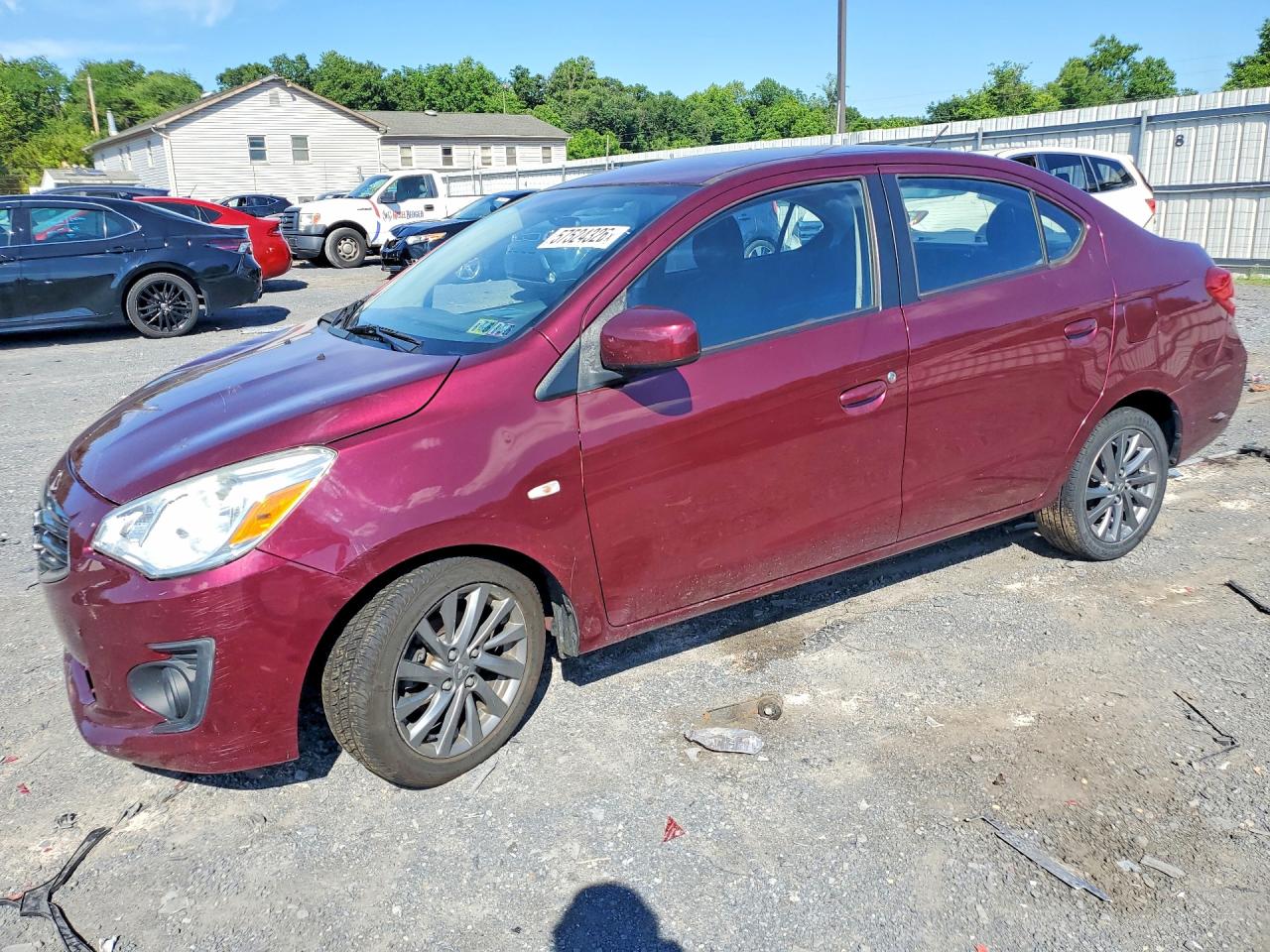 2018 Mitsubishi Mirage ES, VIN ML32F3FJ4JHF05783 — Undercarriage