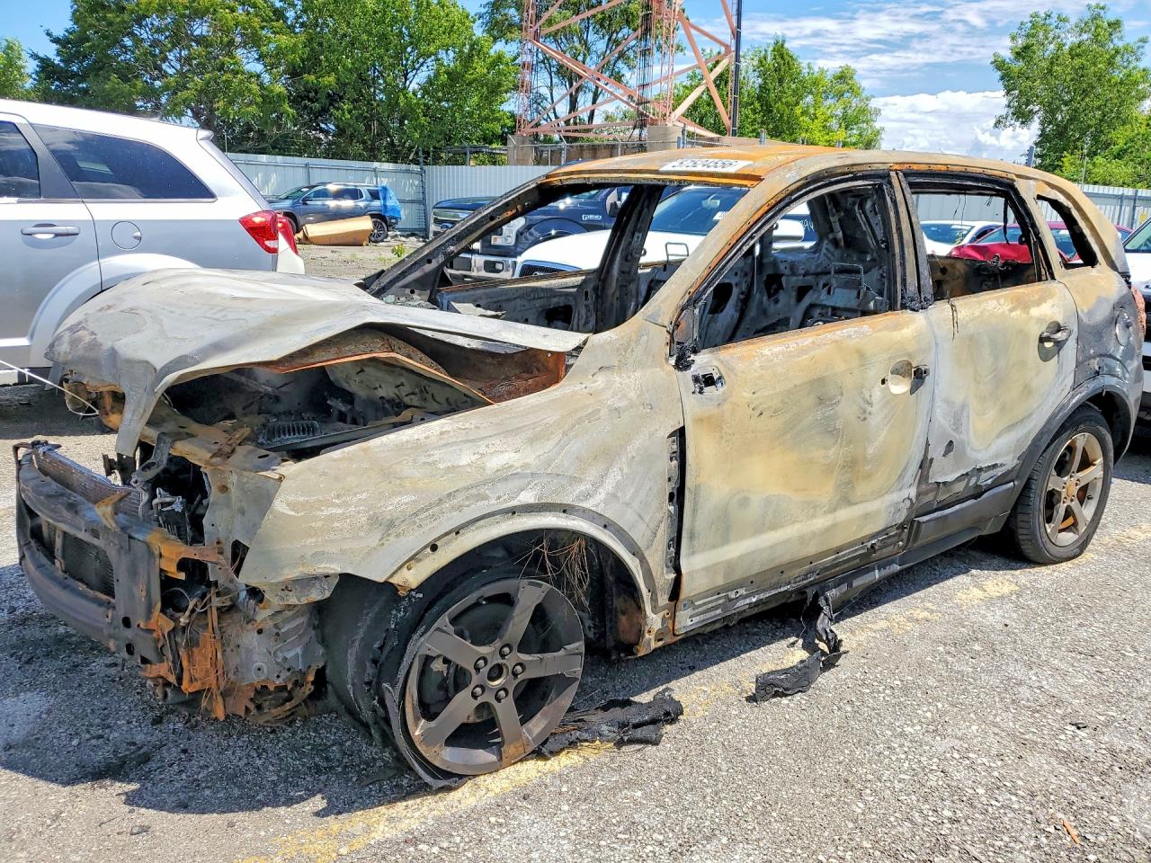 2009 Saturn VUE I4, VIN 3GSCL93Z79S526588 — Burn