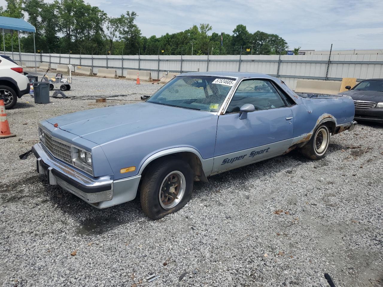 1983 Chevrolet El Camino, VIN 1GCCW80H6DR289404 — Biohazard / chemical