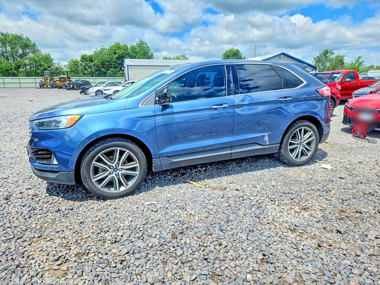 2019 Ford Edge Titanium, VIN 2FMPK3K92KBC11221 — Roof