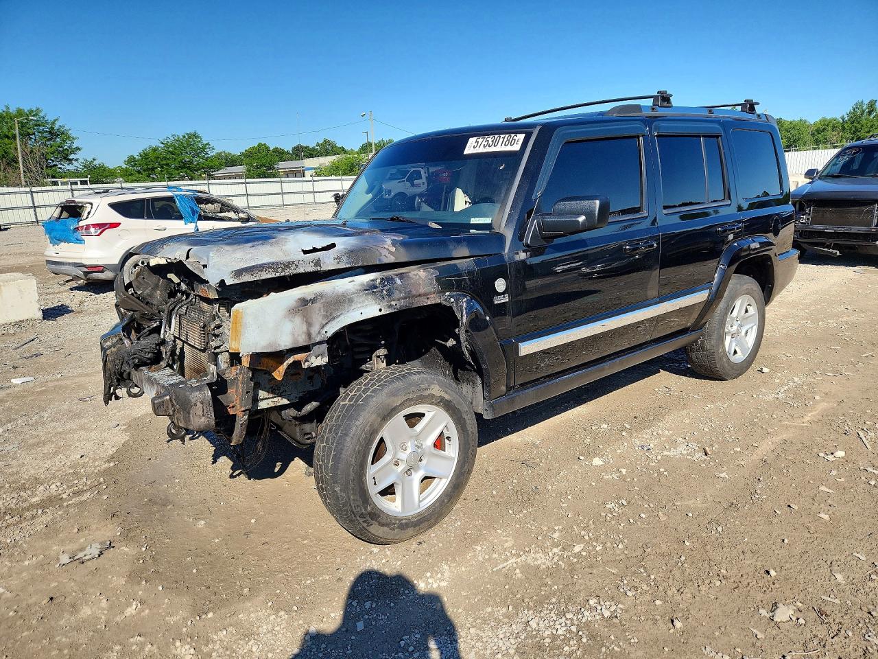 2006 Jeep Commander Limited, VIN 1J8HG58286C170267 — Engine fire