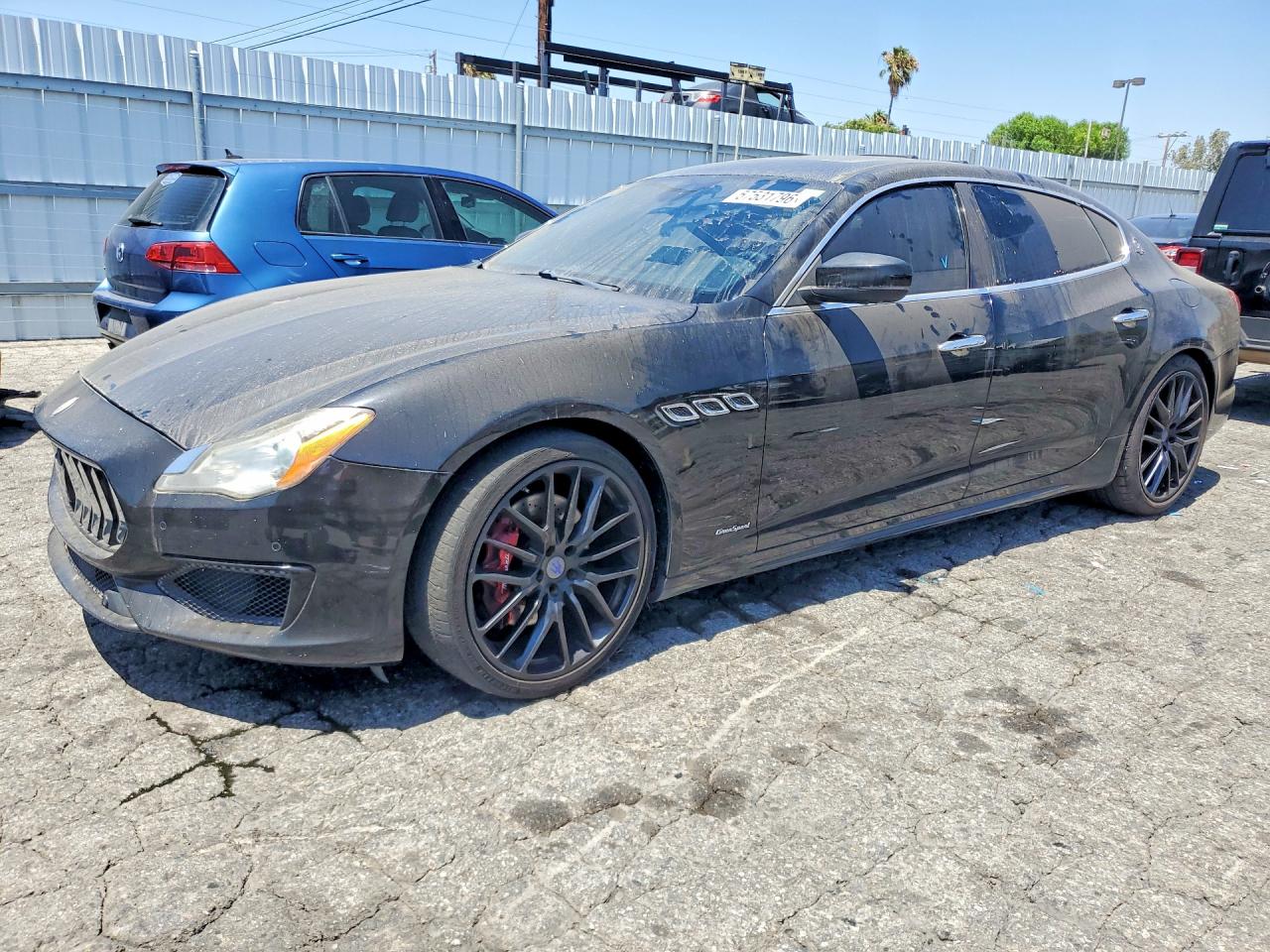 2017 Maserati Quattroporte S GranSport, VIN ZAM56RPS4H1235504 — Minor dents and scratches