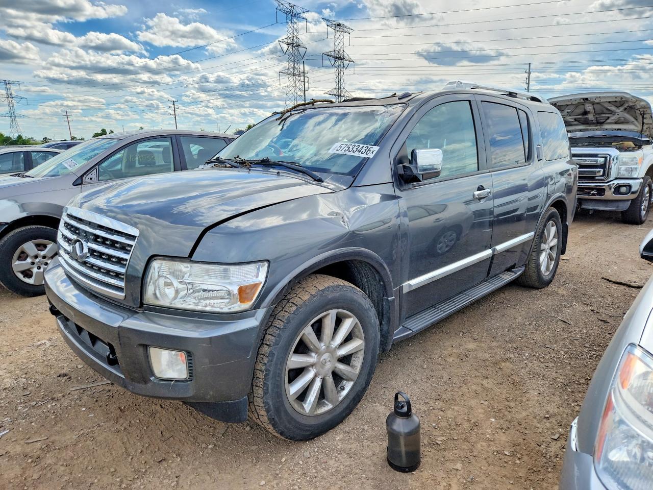2010 Infiniti QX56, VIN 5N3ZA0NC0AN907023 — Roof