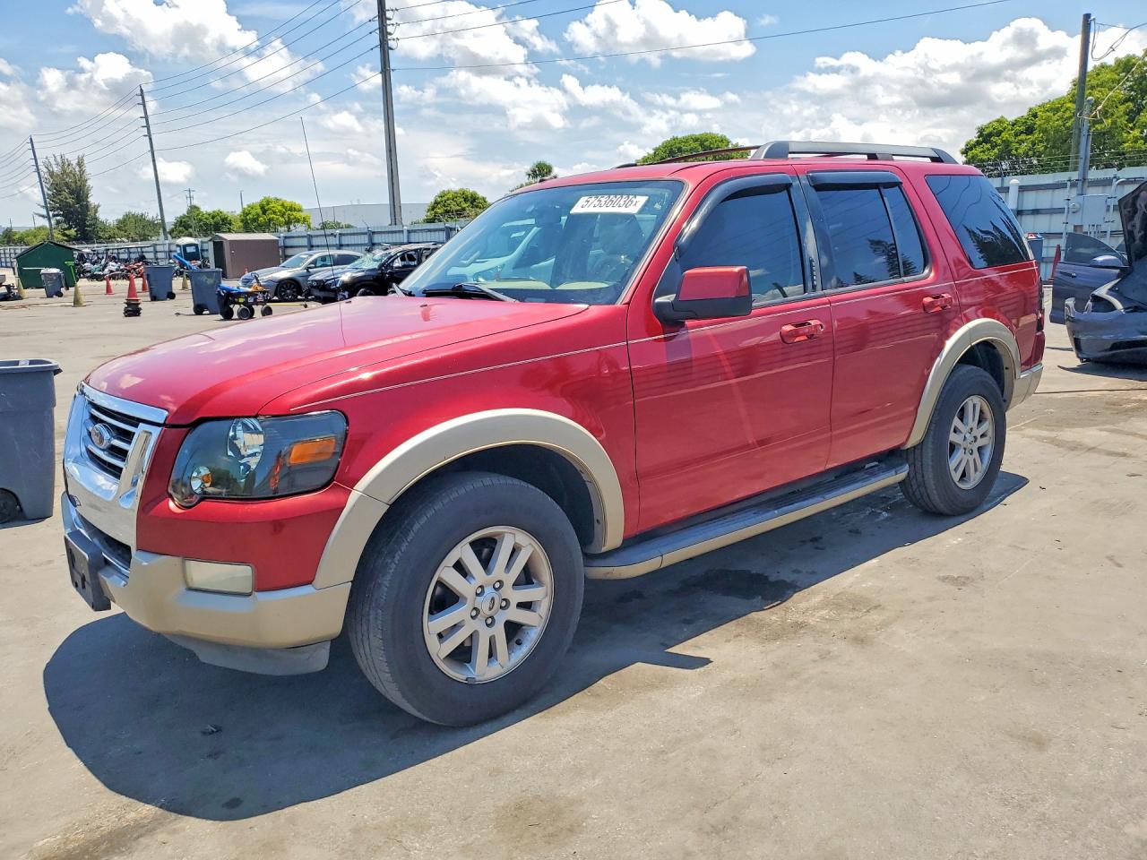 2009 Ford Explorer Eddie Bauer, VIN 1FMEU64E29UA43436 — Minor dents and scratches