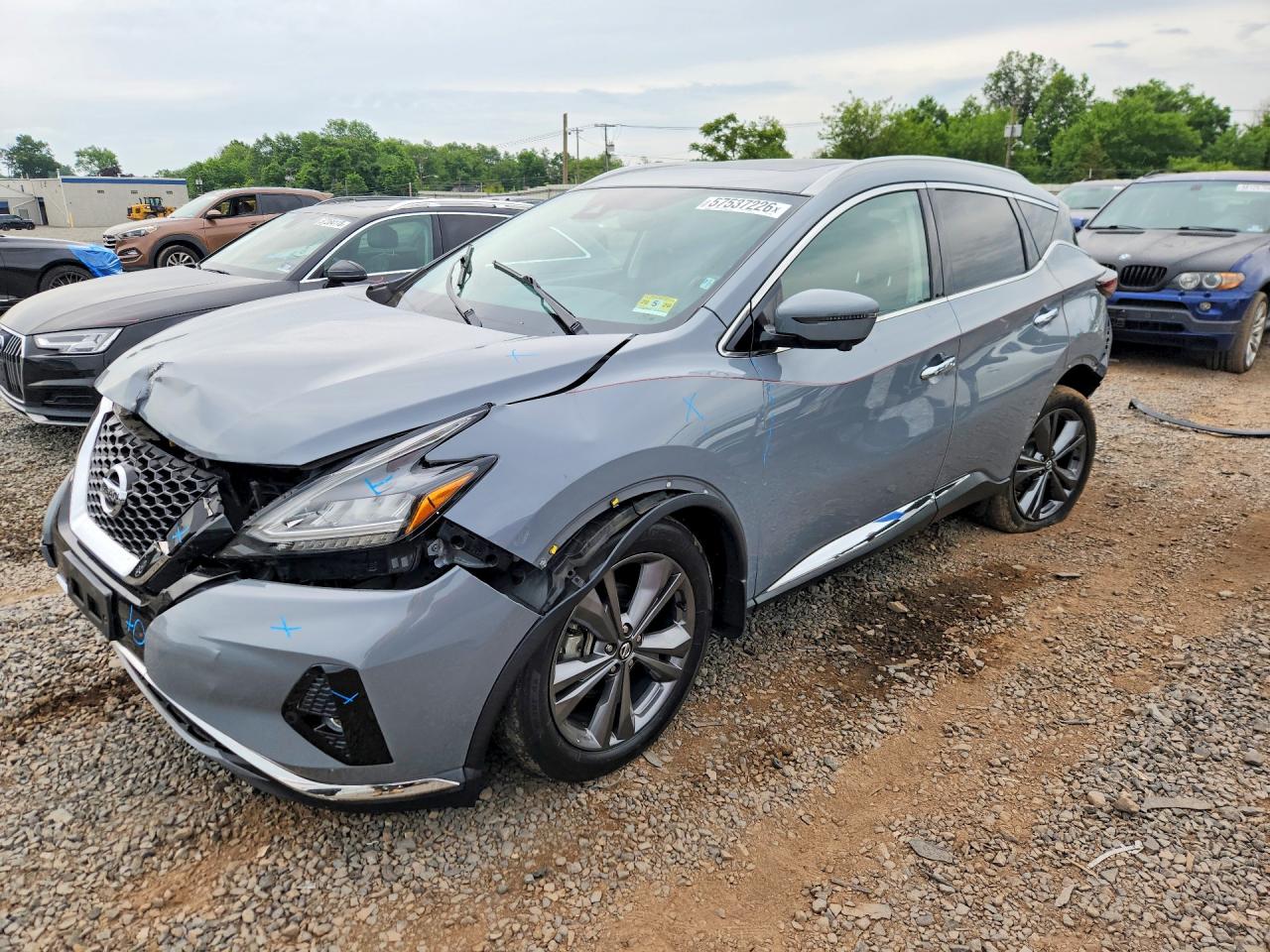 2021 Nissan Murano Platinum, VIN 5N1AZ2DS2MC115359 — Front end
