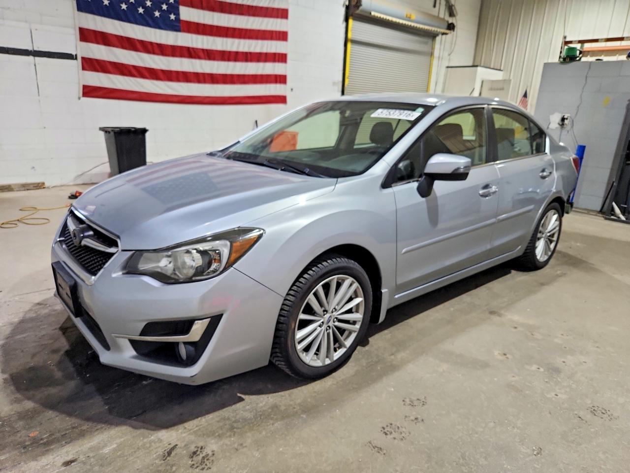 2015 Subaru Impreza Limited, VIN JF1GJAM65FH018333 — Rear end