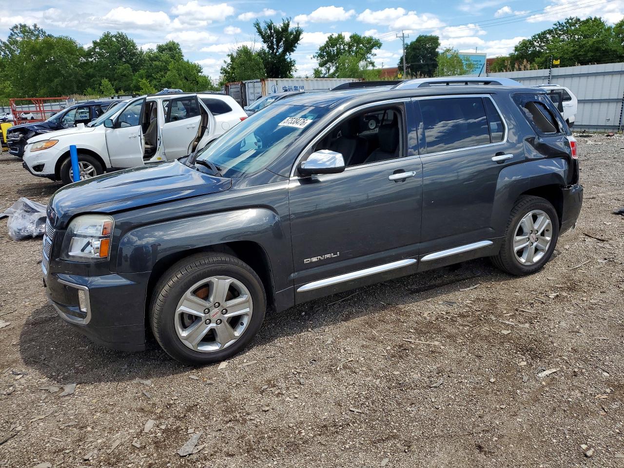 2017 GMC Terrain Denali, VIN 2GKFLVEK2H6143516 — Rear end