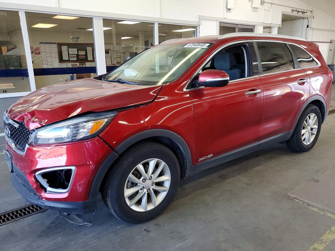 2016 Kia Sorento LX, VIN 5XYPGDA52GG089523 — Front end