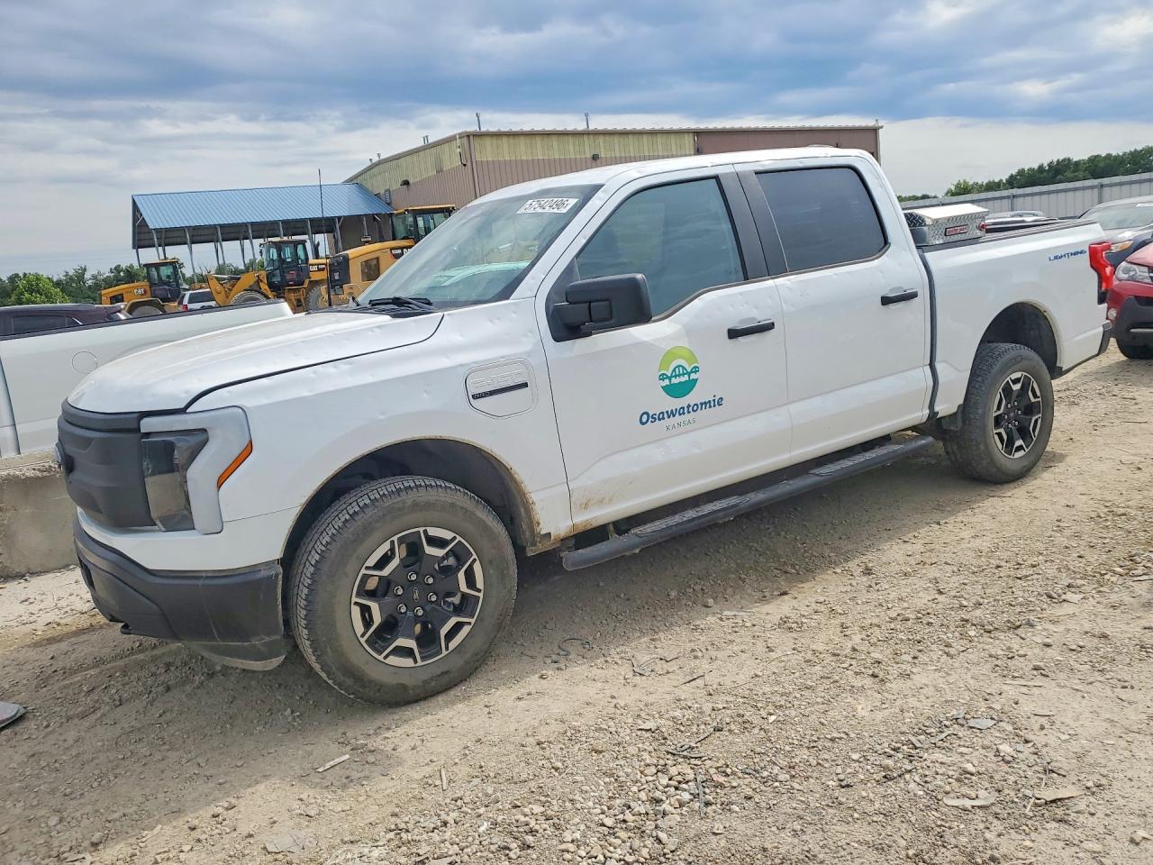 2023 Ford F-150 Lightning Pro, VIN 1FTVW1EL7PWG32241 — Hail