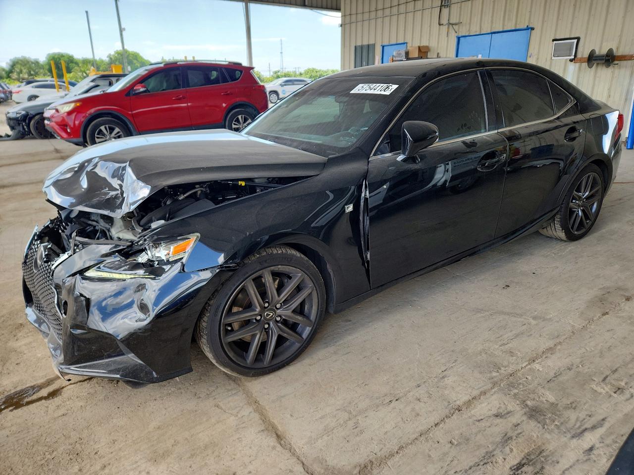 2016 Lexus IS 200t, VIN JTHBA1D21G5011110 — Front end