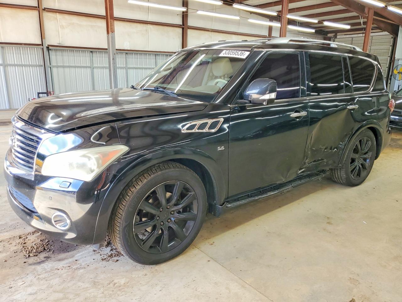 2012 Infiniti QX56 7-passenger, VIN JN8AZ2NE9C9016020 — Rollover