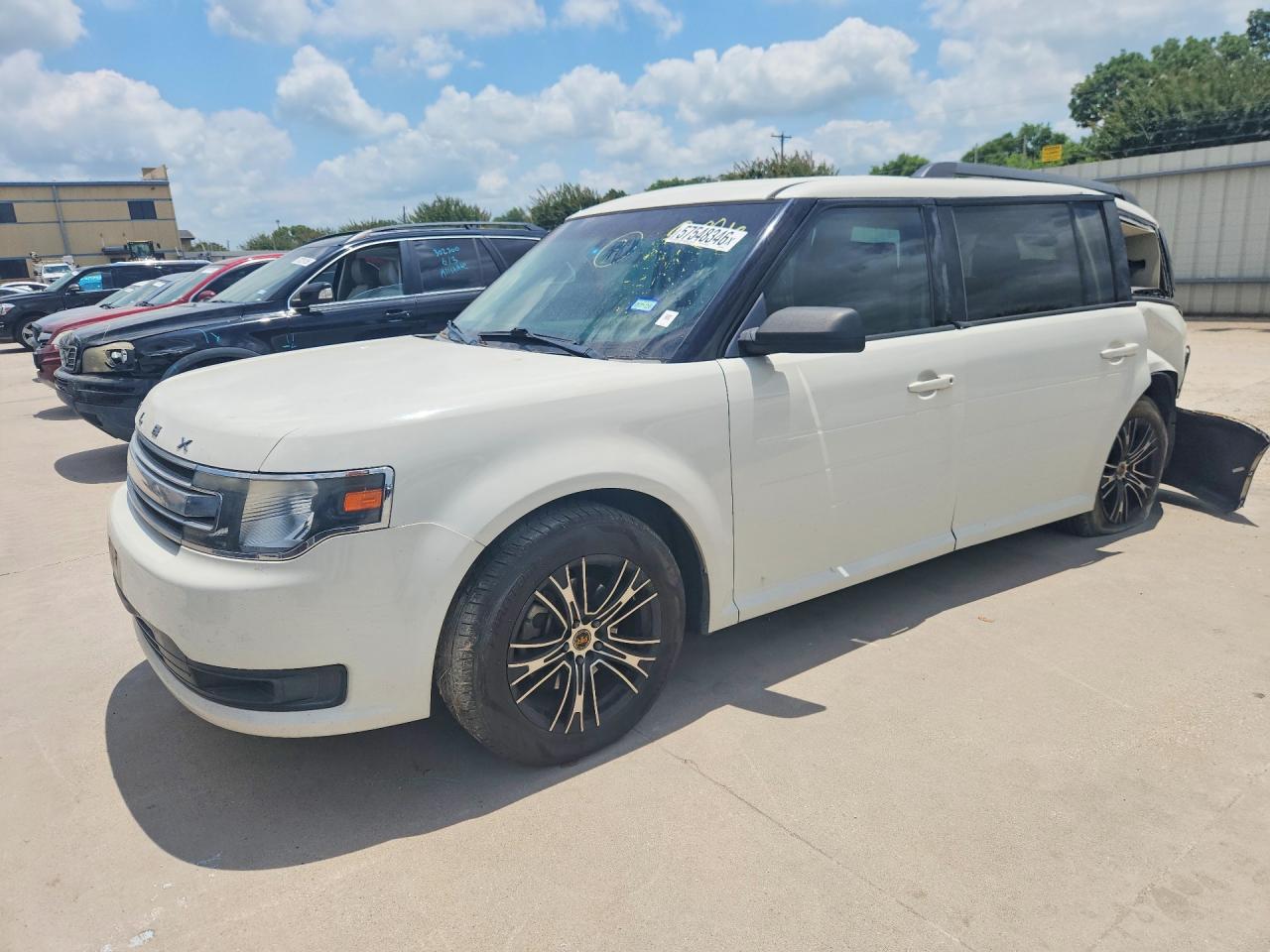 2013 Ford Flex SE, VIN 2FMGK5B8XDBD29555 — Rear end