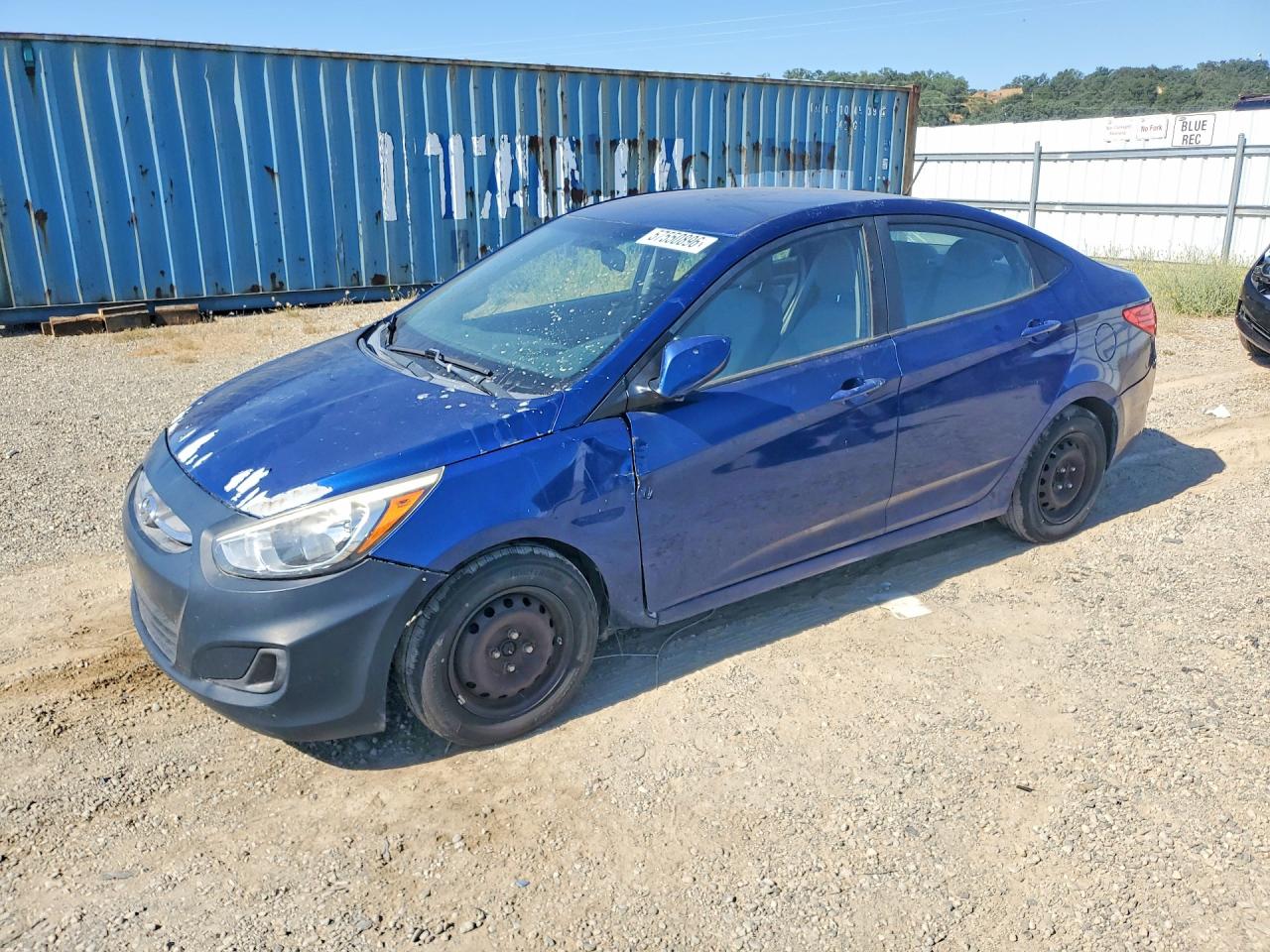 2016 Hyundai Accent SE, VIN KMHCT4AE3GU105488 — Vandalism