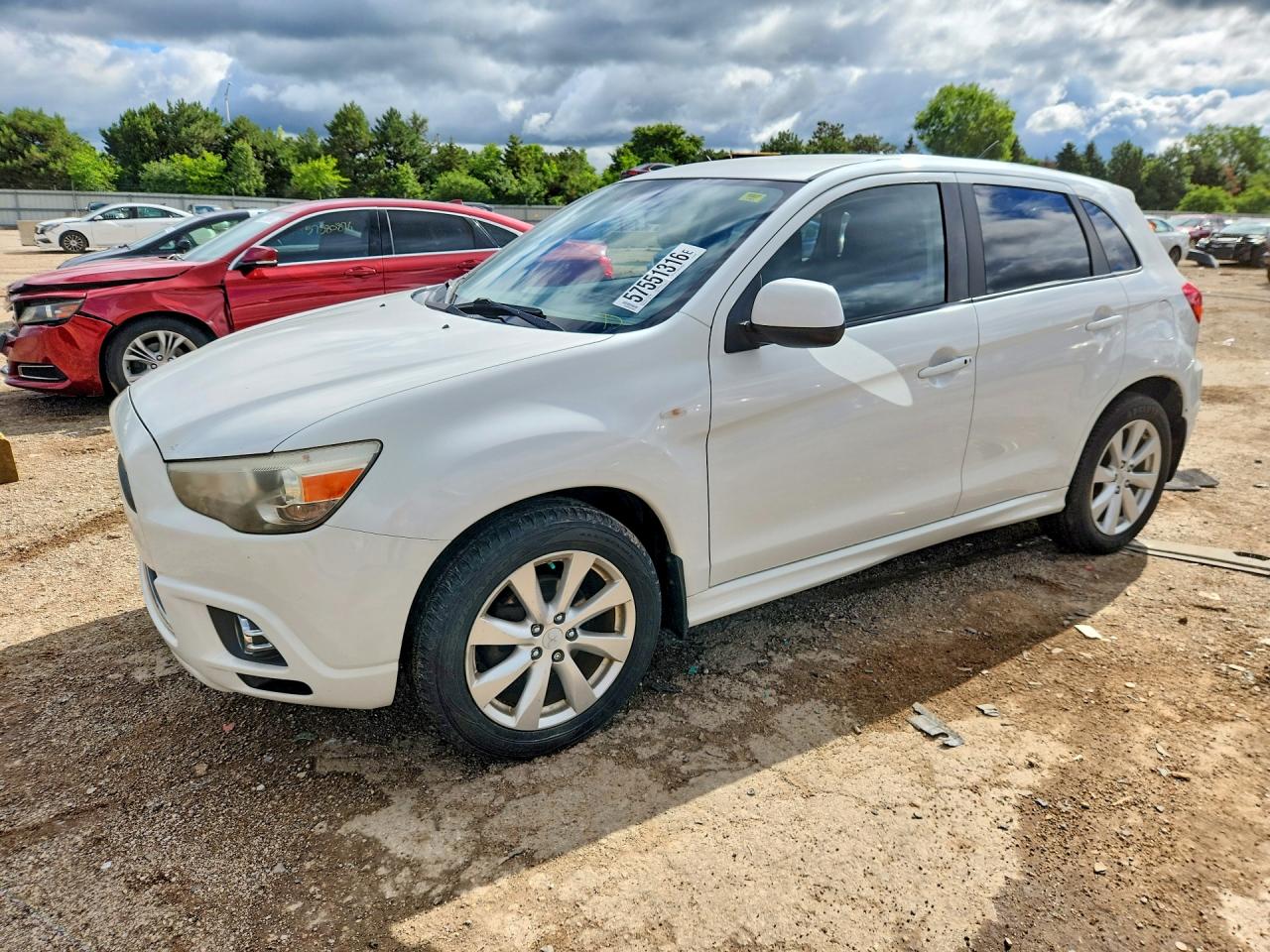 2012 Mitsubishi Outlander SE, VIN JA4AR4AU2CZ004970 — Undercarriage