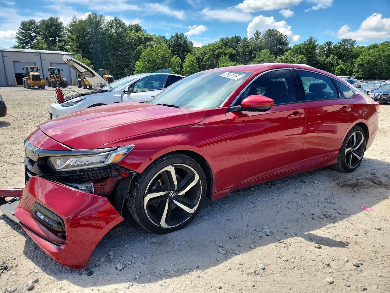 2018 Honda Accord Sport, VIN 1HGCV1F38JA091280 — Frame damage