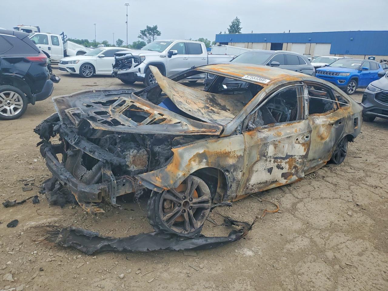 2019 Hyundai Sonata SEL, VIN 5NPE34AF3KH771291 — Burn