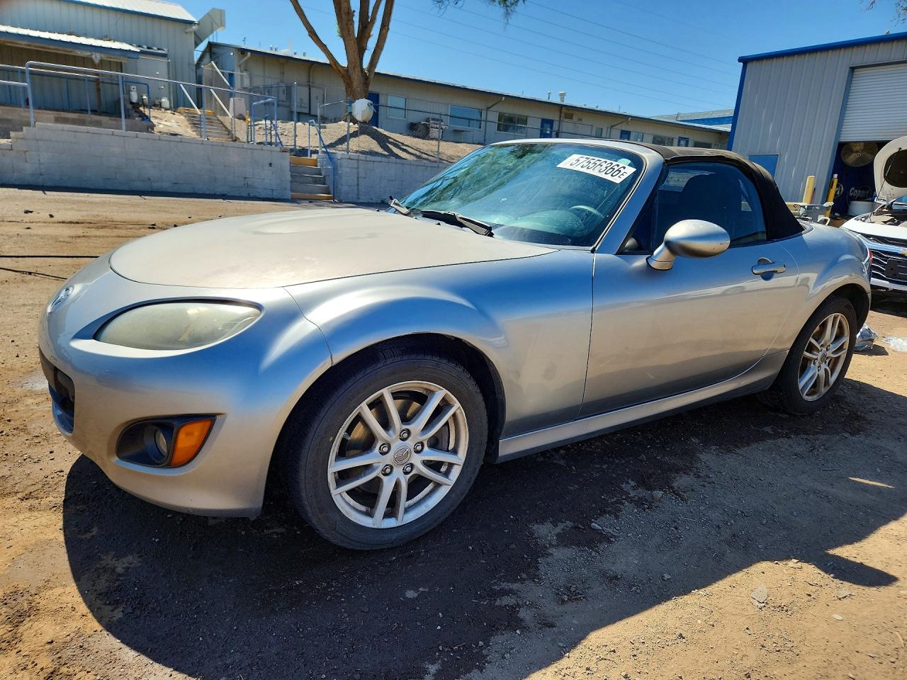 2010 Mazda MX-5 Miata Sport, VIN JM1NC2EF8A0209610 — Rear end